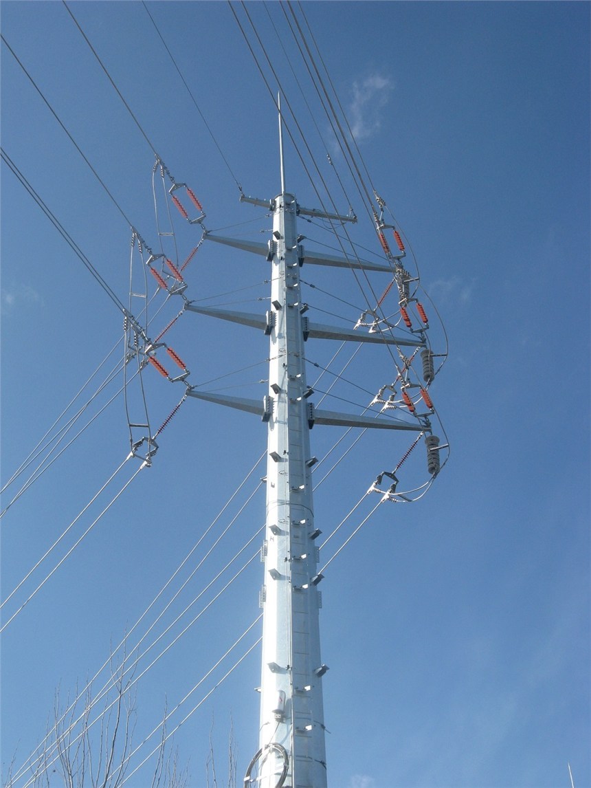 杭工电力钢杆10kv-220kv 电力钢管杆 电力钢管塔价格